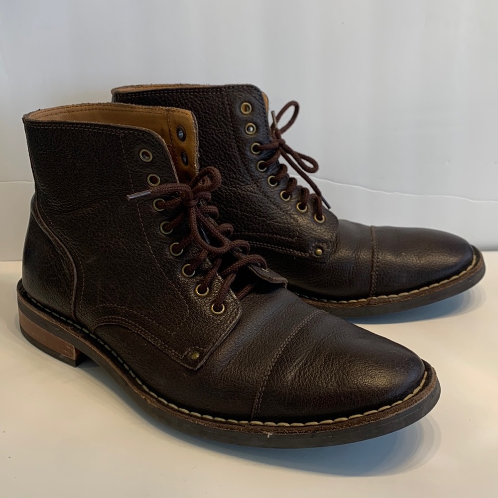 Cole Haan Ankle boots Genuine Leather Brown